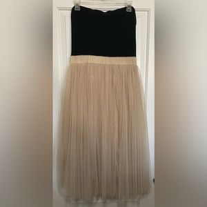 Large ballet style strapless Alythea dress